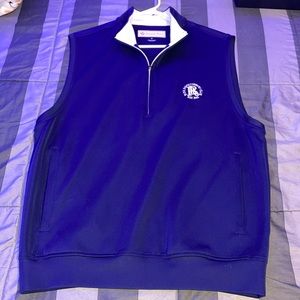 Men’s Golf Quarter Zip Vest Size Medium